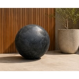 thumbnail of Bola decorativa jardín granito negro pulido esfera piedra natural diámetro 20 cm 12 kg exterior