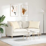 thumbnail of vidaXL Sofakissen 2 pcs Creme 70 x 50 cm Cordstoff