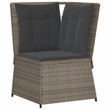 thumbnail of vidaXL 5-tlg. Garten-Lounge-Set mit Kissen Grau Poly Rattan