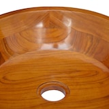 thumbnail of vidaXL Waschbecken Massivholz Teak Φ40x10 cm