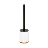 thumbnail of Brosse WC avec support en résine Blanc pure