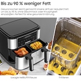 thumbnail of Dual Zone Heißluftfritteuse Doppelkammer 10L | Airfryer mit 2x5 L Körben, Friteuse Heissluft ohne Öl, 8 Programmen, Vorheizen&Warmhalten, 2600W