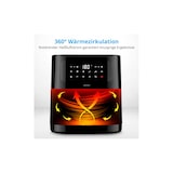 thumbnail of Medion LIFE E40 XL (MD 11740) Heißluftfritteuse schwarz, Nutzinhalt 5,2 Liter