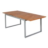 thumbnail of Merxx Silano Set 7tlg., 6 Stapelsessel, 1 Tisch 150(200) x 90 cm, Aluminium