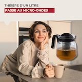 thumbnail of Fackelmann magnetronbestendige theepot van 1 liter