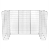 thumbnail of vidaXL Gabionen-Mülltonnenverkleidung für 2 Tonnen Stahl 180x100x120cm