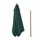 thumbnail of Outsunny Ombrellone da Giardino e Terrazza in Legno Poliestere Verde