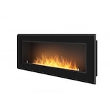 thumbnail of RAME 120 - Chimenea de bioetanol empotrada de pared - Negro - con cristal