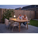 thumbnail of Alpha – Outdoor-Tischleuchte   Blau mit Blumendruck