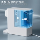 thumbnail of SUSGREENABLE Filtro agua Ósmosis inversa, Rel. 3:1, Filtro 4-en-1, Calentamiento instantáneo sin instalación SGIWDR04-W