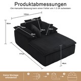 thumbnail of Ergonomischer Relaxsofa 177x122x92 cm Schwarz aus Cordura, Kein Montageaufwand, Luxus Komfort, Breite Armlehnen