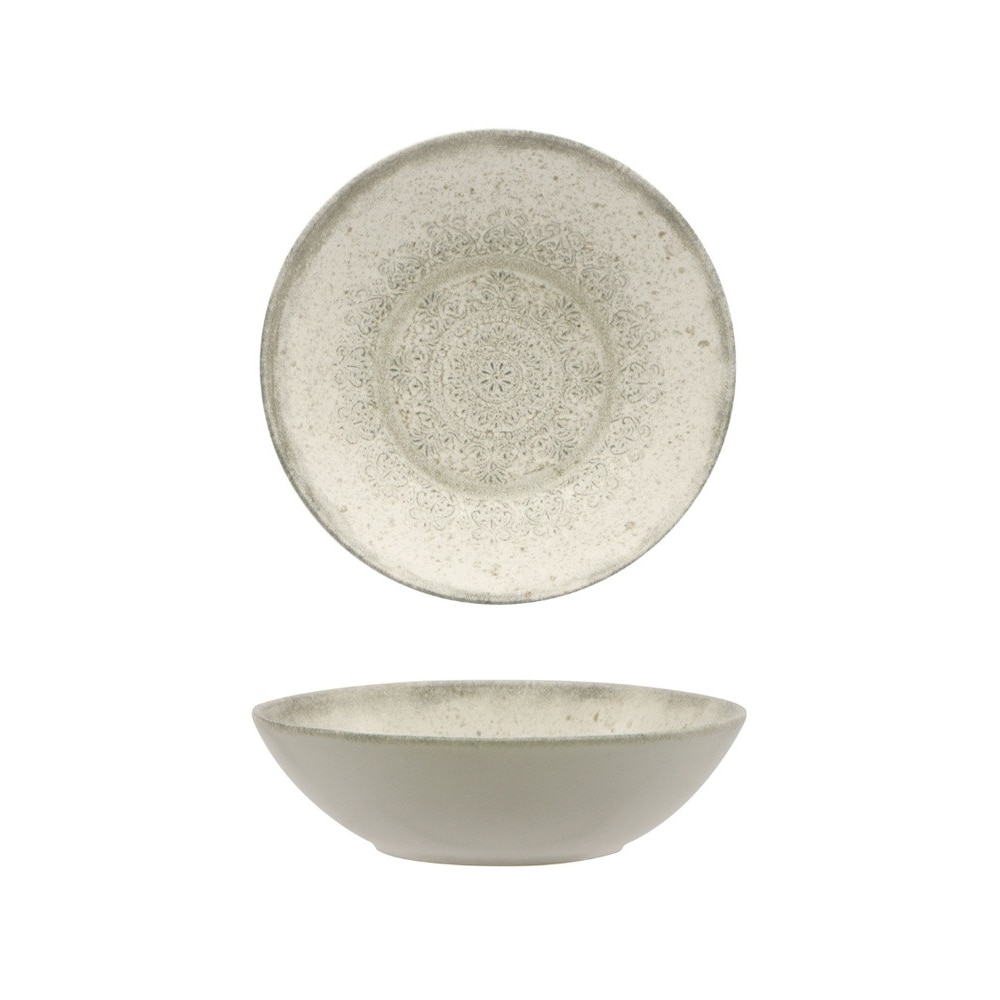 Lace Piatto Fondo Coupe Ø Cm 22,4 Mesa Ceramics Confezione da 4