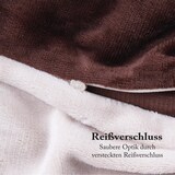 thumbnail of Wende-Bettwäsche Cashmere Touch - Wolkenschloss ( 135x200cm / 80x80cm ) Natur - Braun