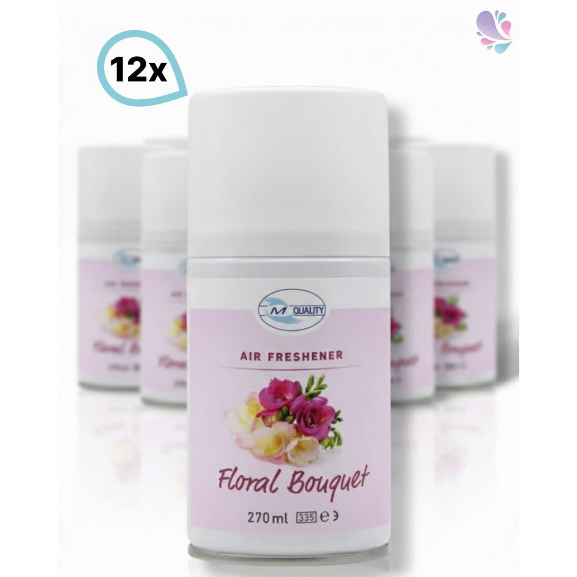 Raumduft, Raumerfrischer, 12 Duftdosen à 270ml, Wohlfühlaroma