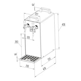 thumbnail of Komplett Set - Zapfanlage, Bierzapfanlage - Kontakt 40 2-leitig Trockenkühler, Durchlaufkühler 50 Liter/h, Green Line, Zapfkopf:ohne,Zapfkopf 2:Flach