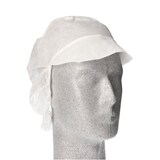 thumbnail of PAPSTAR, Keukenmuts met haarnet en klep "WORK-INN/PS", nonwoven Ø 30 cm wit