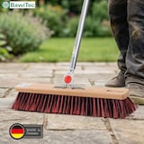 thumbnail of Profi Besen Arenga-Besen 40cm Breit mit 4-Loch Wechselsystem und Aluminiumstiel Stiel 145cm Lang Kunststoff Borsten Mix Straßenbesen für draussen