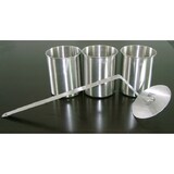 thumbnail of 3x Edelstahl Dosen Edelstahldose + 1x Flammenkiller Edelstahl