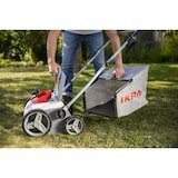 thumbnail of Escarificador Máquina de desbaste eléctrica 1800W Profundidade de trabalho 23cm Apanhador de relva 40L Aerador de relva Manutenção do relvado IKRA
