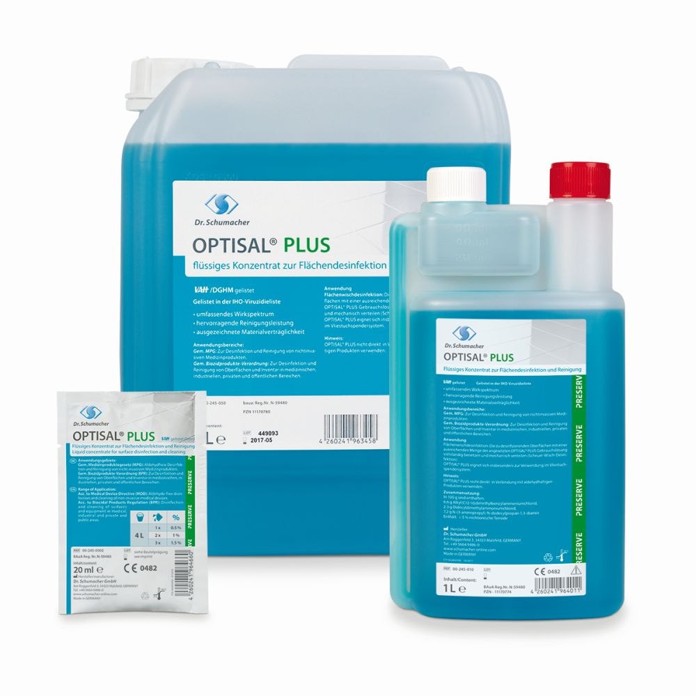 Optisal Plus Desinfektionsmittelkonzentrat | 3 x 5 L | Flächendesinfektion