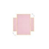 thumbnail of ALLBoards Bacheca in sughero rosa (cornice in legno) 60×40 cm