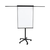 thumbnail of Bi-Office Classic Mobile Flipover: Stevige Aluminium Omlijsting-Flipover Gemonteerd Op Een Mobiele Basis Met Zwart Omlijsting En Zijarmen, Euro