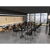 thumbnail of METRO PROFESSIONAL Restaurantstoel Uvita set van 4, staal/kunststof, zwart