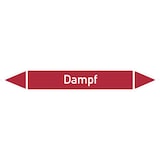 thumbnail of Rohrleitungskennzeichen Dampf - 187x26 mm Folie selbstklebend