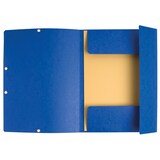 thumbnail of Exacompta 55300E 50x Sammelmappe mit Gummizug und 3 Klappen aus Colorspan-Karton 355g/qm, für Format DIN A4 - Farben sortiert