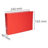 thumbnail of Exacompta 51059E 10x Ringbücher PP kaschiert 1,8mm, 2 Ringe 25mm, Rücken 40mm, 16,5x24cm - Farben sortiert