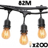 thumbnail of Lumisky MAFY 200xE27 82M Cordão de Luzes Conectáveis PVC 82M Preto