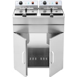thumbnail of Royal Catering Elektro-Doppel-Fritteuse - 2 x 16 l - 12 000 W - 400 V - Unterschrank - Ablasshahn -
