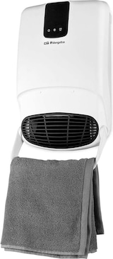 thumbnail of Orbegozo calefactor de pared FB 2200, IP 23, mando a distancia, 2 niveles de calor, accesorio para toalla, programable, termostato digital, 2000 W