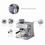 thumbnail of Lacor - 69428 - Cafetière Espresso Pro, avec Vaporisateur et Broyeur, Accessoires Inclus, 20 Barres, Inox, 1550 W, 2,8 L
