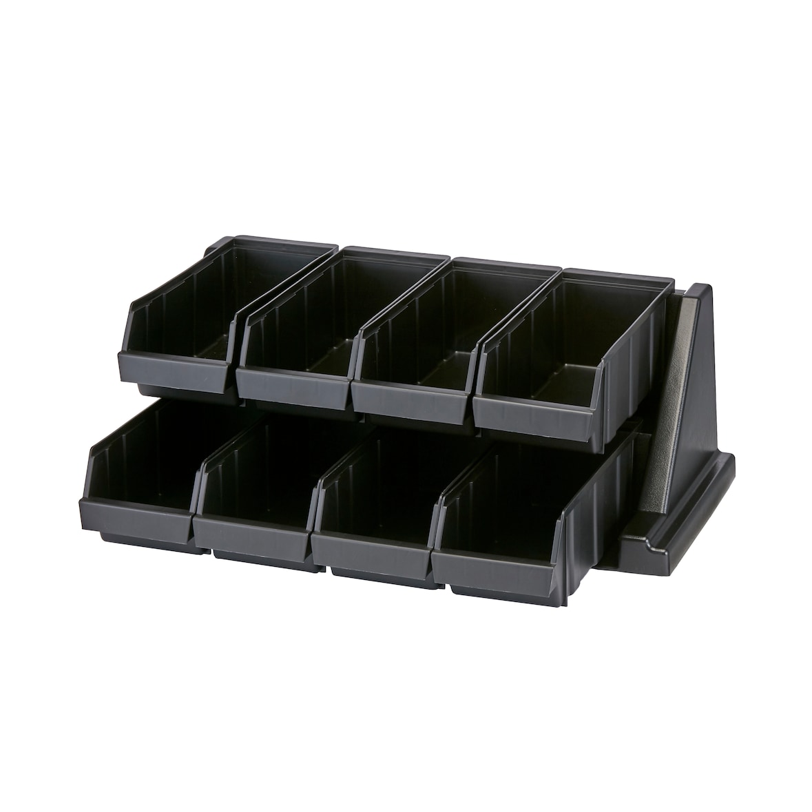 CAMBRO - 8RS8-110 - Soporte con 8 recipientes - 64,8 x 48,8 x 24,1 cm - Negro