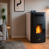 thumbnail of Poêle à granulés hydraulique Etanche Kleona 22,7 kW Blanc Sannover