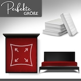 thumbnail of Spannbettlaken Jersey 100% Baumwolle 180-200x200 cm Rot