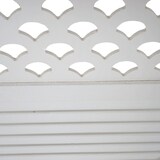 thumbnail of Kamerscherm HWC-A84, kamerscherm, ornamenten 170x161cm ~ wit