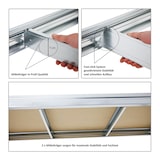 thumbnail of PROREGAL Schwerlastregal Dino | HxBxT 180x200x60 cm | Fachlast 500kg | Verzinkt | Steckregal Lagersystem Stecksystem Regalsystem