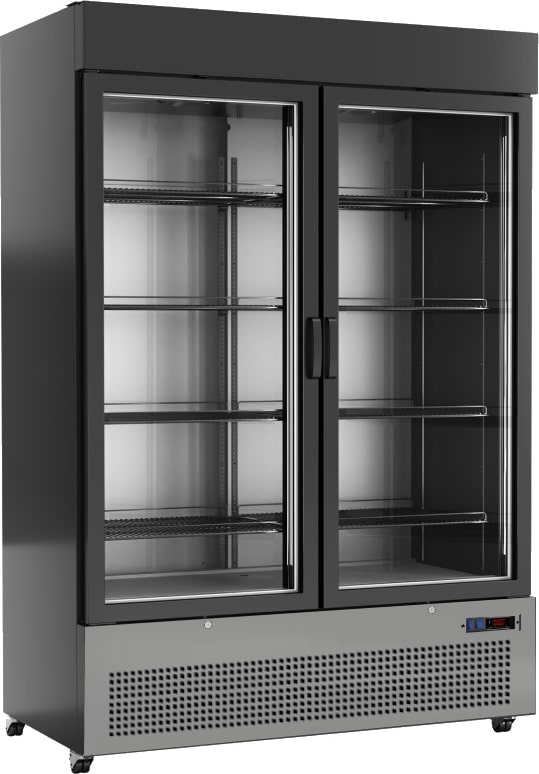 Gefrierschrank-schaufenster grosse kapazität, mit 2 türen - 1375x725x2025 mm - 1100 W 230/1V - 14AEC137 Eurast