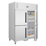 thumbnail of Polar Serie G Gefrierschrank Edelstahl mit geteilten Türen 1200L