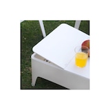 thumbnail of Set Costa - Elegante Conjunto Blanco con 2 Sillas y Mesa Auxiliar con Cajón de Almacenamiento -