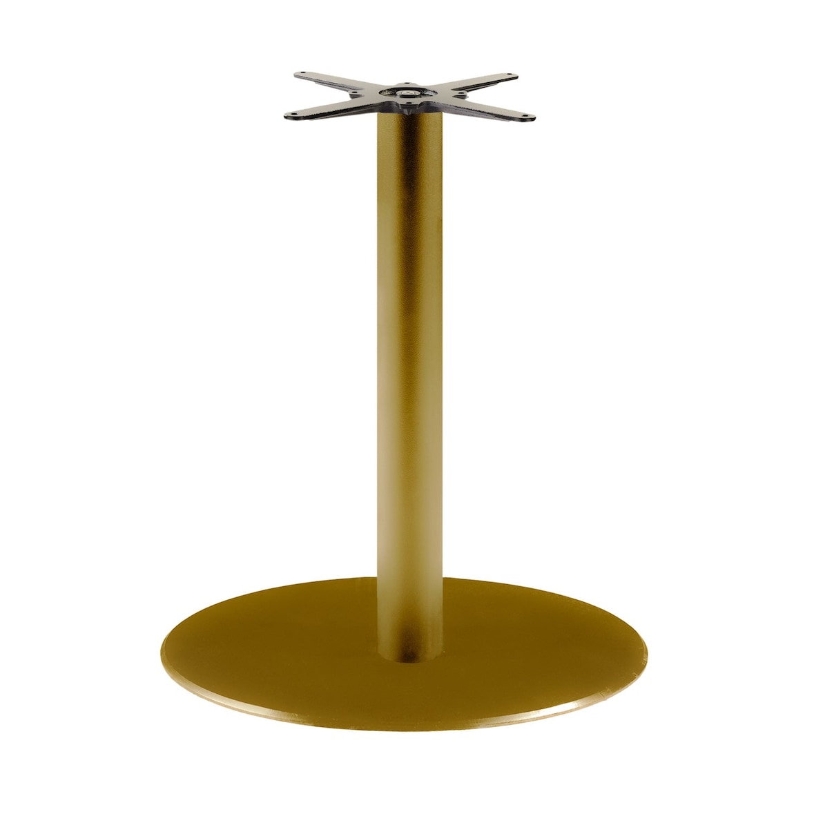Restootab - Base de mesa Roma dorado metal XL para tableros hasta Ø130cm