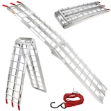 thumbnail of Auffahrrampe Rampe klappbar Laderampe Verladerampe Schiene 340kg Alu R3