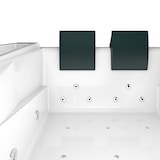 thumbnail of Whirlpool Pool Badewanne Eckwanne Wanne W12H-TH-C 180x135cm passive Schlauch-Reinigung
