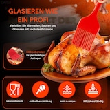 thumbnail of Pennello in silicone per pasticceria - Resistente al calore fino a 230°C, BPA Free, lavabile in lavastoviglie, per cottura al forno e griglia