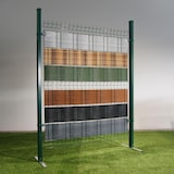 thumbnail of Bande brise-vue en résine tressée pour clôture rigide 19 x 255 cm Anthracite Rattan Art