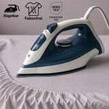 thumbnail of EXKLUSIV HEIMTEXTIL Frottee Spannbettlaken 120 x 200 cm Flieder 80% Baumwolle 20% Polyester  Öko - Tex Zertifiziert Bed-Sheet Bettlaken Spannbetttuch