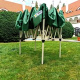 thumbnail of Scherenzelt 2x2m - mit 3 Wänden - Grün