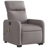thumbnail of vidaXL Elektrischer Massagesessel mit Aufstehhilfe Taupe Stoff